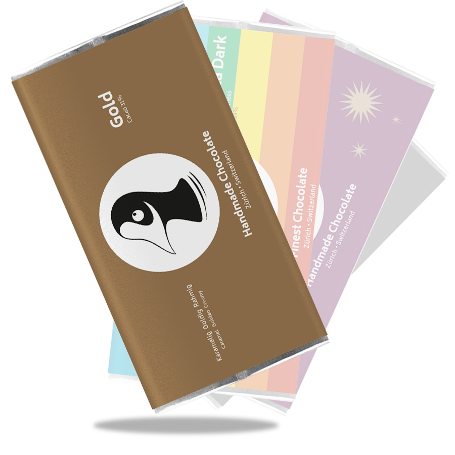 Coffret cadeau Suprise Fine Flavour avec cinq barres de chocolat