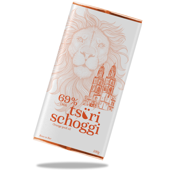Tsüri Schoggi 69% Orange Peel Oil